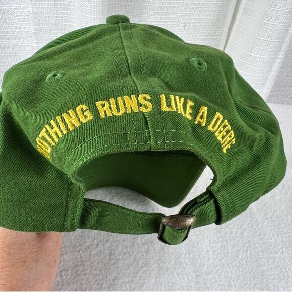 Vintage John Deere Baseball Hat Classic Green Cotton Adjustable Farm - Picture 4 of 7